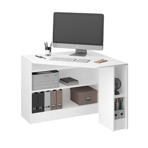 Vicco Scrivania angolare Bianco 94 x 94 cm