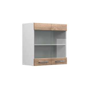 Vicco Mobile da cucina in vetro Sonoma 60 cm