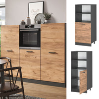 Vicco Mobile per forno da incasso Quercia dorata 60 cm