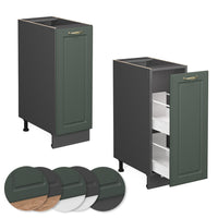 Vicco Armadio cucina dispensa alto Verde-oro Country House 30 cm , PL Marmo