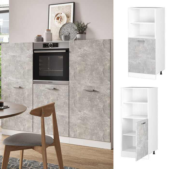 Vicco Mobile per forno da incasso Calcestruzzo 60 cm