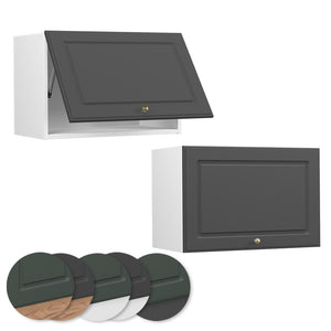 Vicco Pensile da cucina Antracite-oro 60 cm Piatto