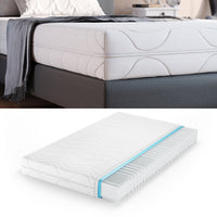 Vitalispa Materasso in schiuma fredda Bianco 120 x 200 cm 20 cm di altezza