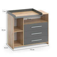 Vicco Fasciatoio Quercia dorata 113 x 100 cm