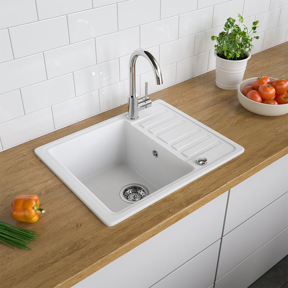 Bergström Lavello Bianco 57.5 x 46 cm con asciugatura