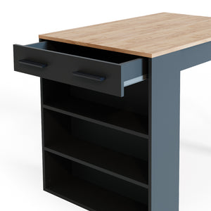 Vicco Tavolo da pranzo Antracite/quercia dorata 67 x 100 cm