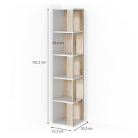 Vicco Scaffale angolare Sonoma 33.3 x 162.2 cm