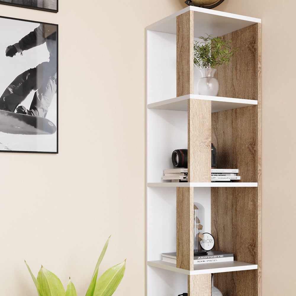 Vicco Scaffale angolare Sonoma 33.3 x 162.2 cm