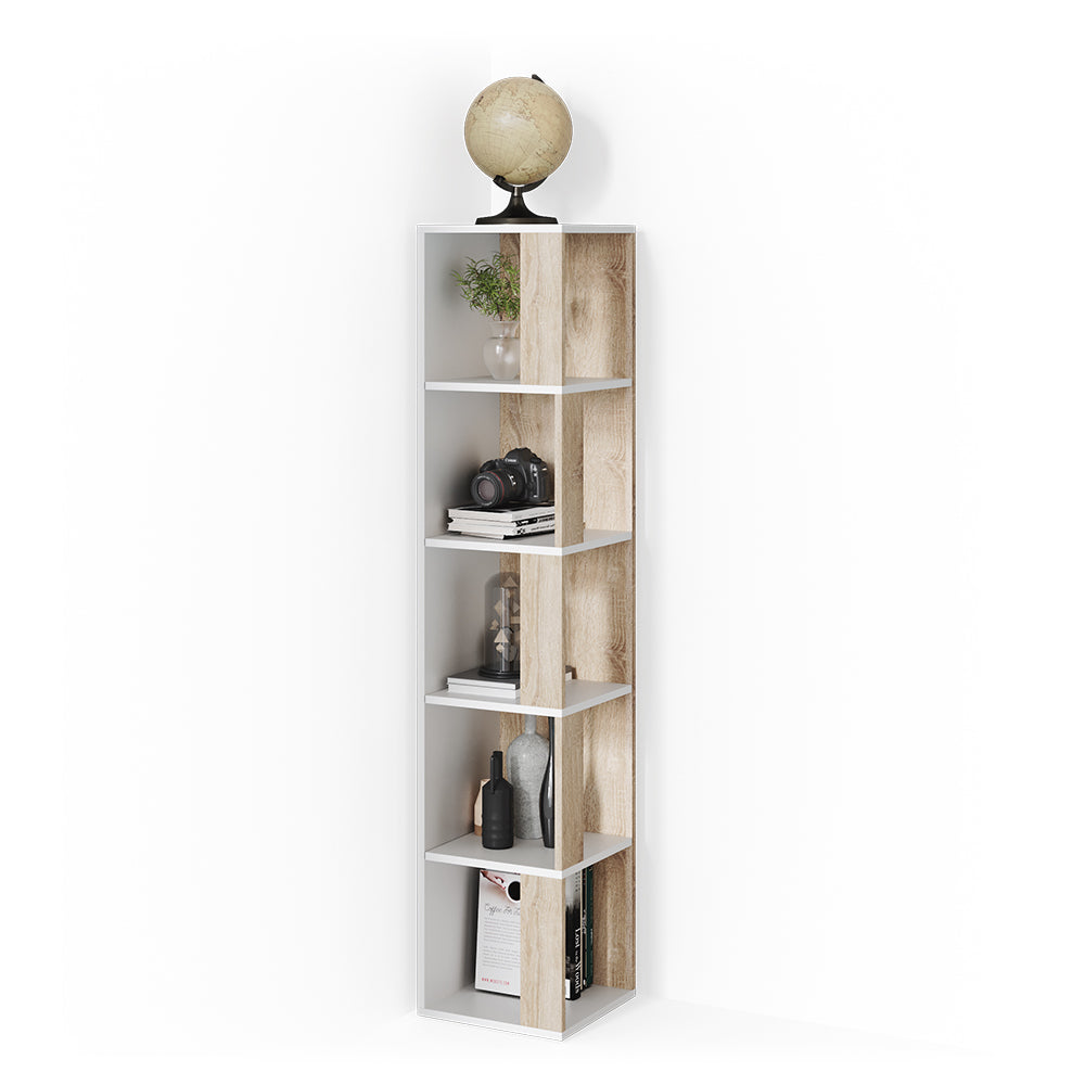 Vicco Scaffale angolare Sonoma 33.3 x 162.2 cm
