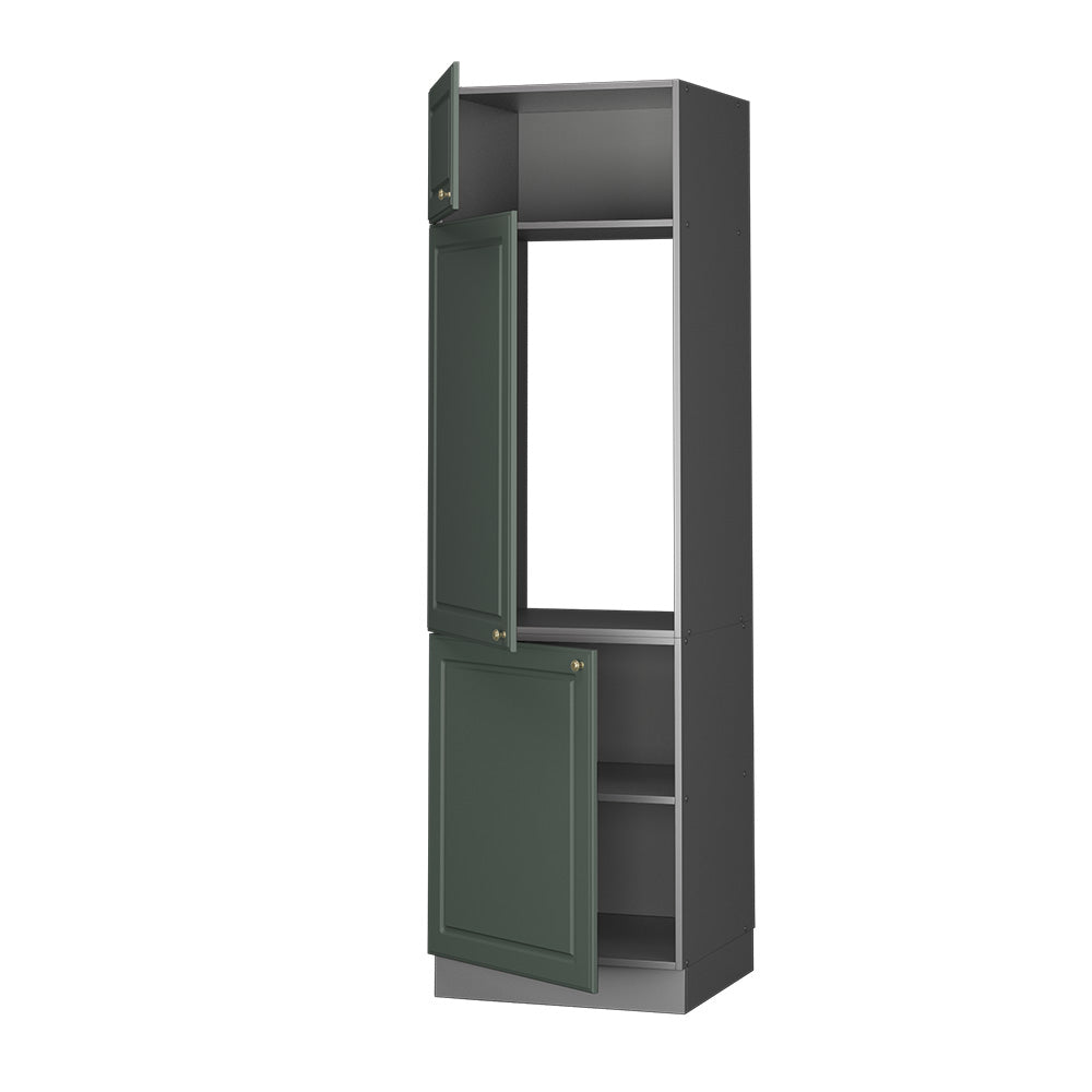 Vicco Armadio frigorifero Verde-oro Country House 60 cm