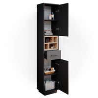 Vicco Mobile bagno alto Antracite 38 x 190 cm