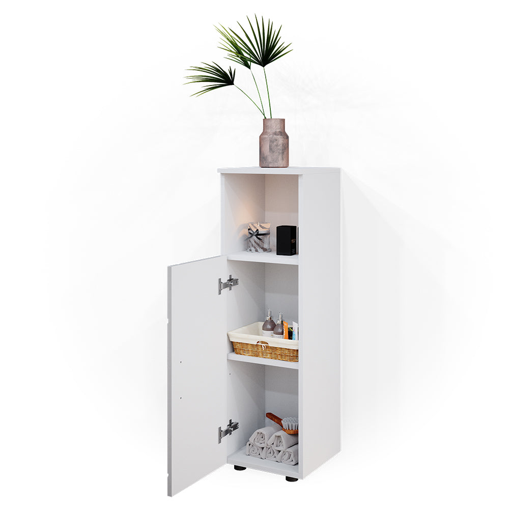 Vicco Mobiletto bagno Bianco lucido 30 x 95 cm