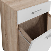 Vicco Armadietto da bagno con portabiancheria Sonoma 50 x 78.5 cm