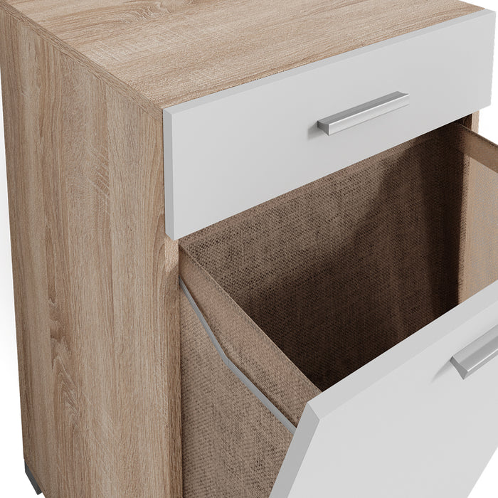 Vicco Armadietto da bagno con portabiancheria Sonoma 50 x 78.5 cm