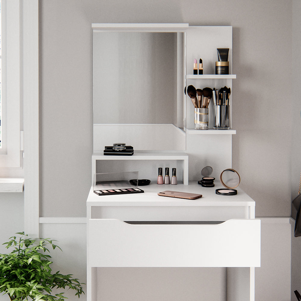 Vicco Tavolo da toeletta Bianco 60 cm