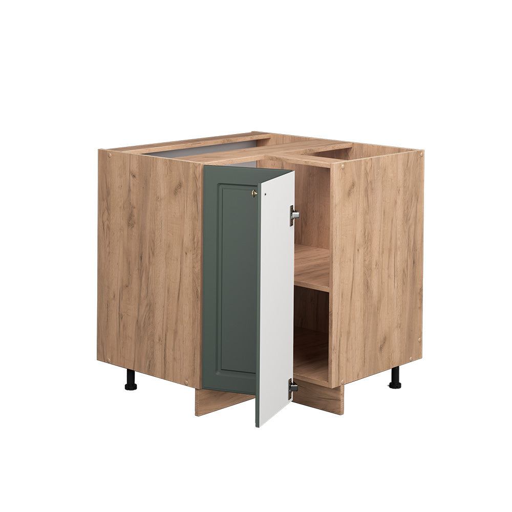 Vicco Mobile ad angolo cucina Verde-oro Country House 80.5 cm senza piano di lavoro