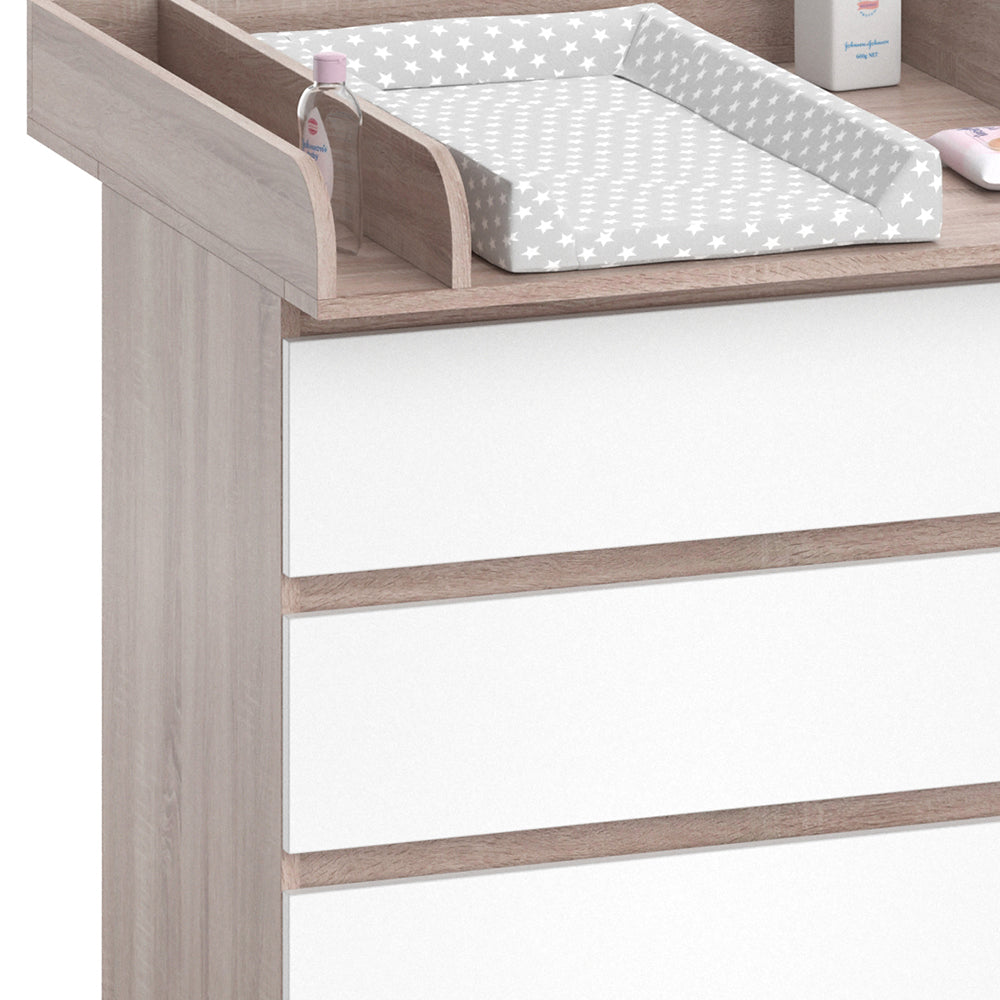 Vicco Fasciatoio Bianco/Sonoma 80 x 87 cm