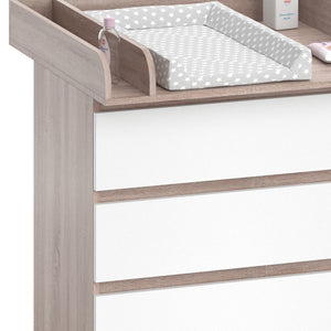 Vicco Fasciatoio Bianco/Sonoma 80 x 87 cm