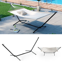 OK-Living Telaio per amaca Nero 362 cm