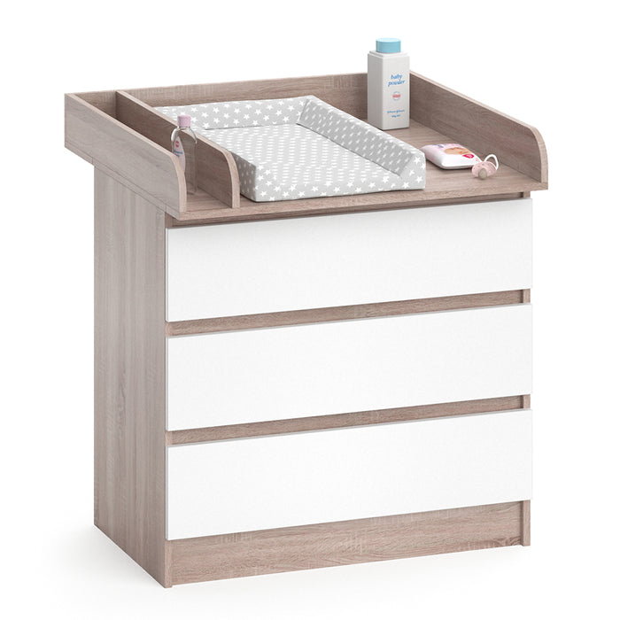 Vicco Fasciatoio Bianco/Sonoma 80 x 87 cm