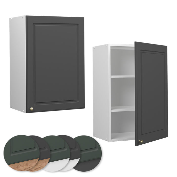 Vicco Pensile da cucina Antracite-oro 50 cm