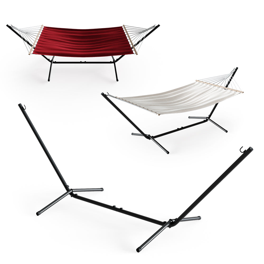 OK-Living Telaio per amaca Nero 362 cm