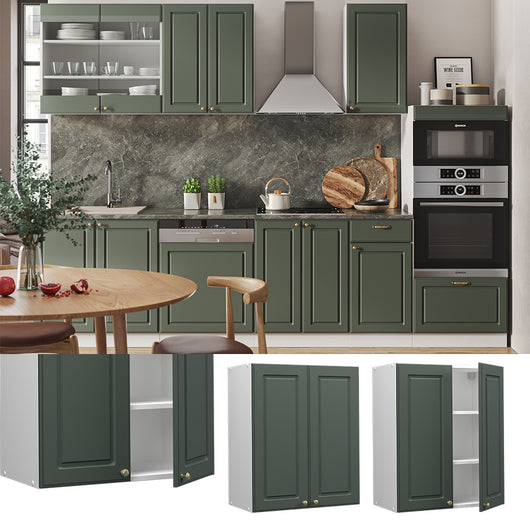Vicco Pensile da cucina Verde-oro Country House 60 cm