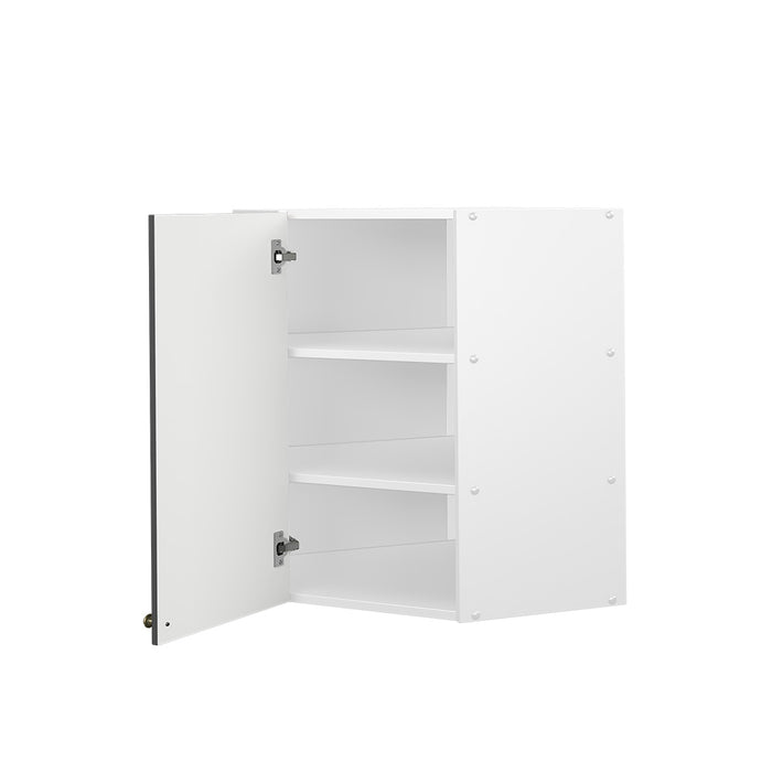 Vicco Mobile angolare da cucina Antracite-oro 57 cm