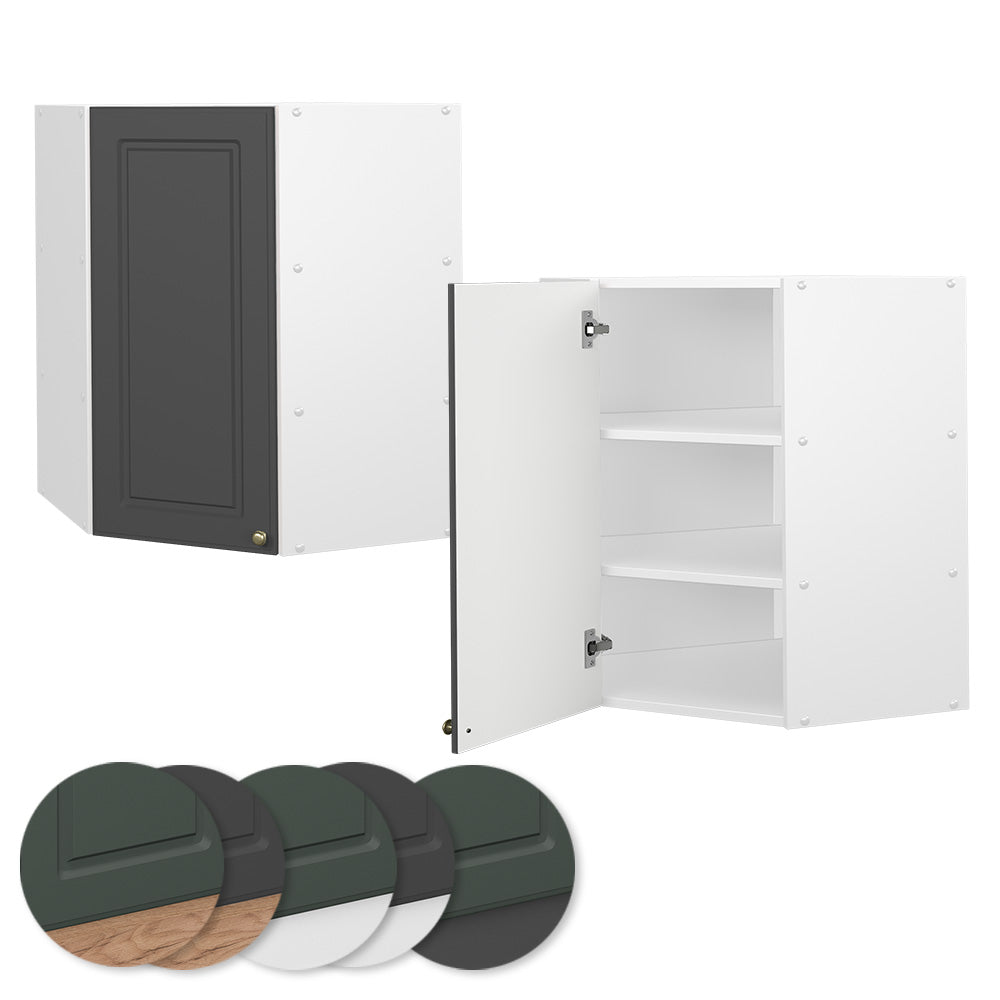 Vicco Mobile angolare da cucina Antracite-oro 57 cm