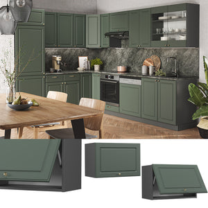 Vicco Pensile da cucina Verde-oro Country House 60 cm Piatto