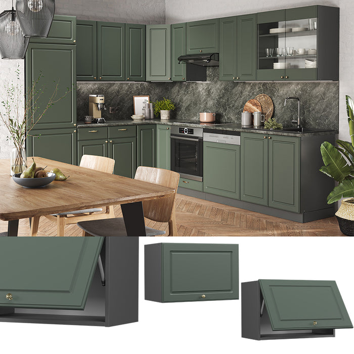Vicco Pensile da cucina Verde-oro Country House 60 cm Piatto