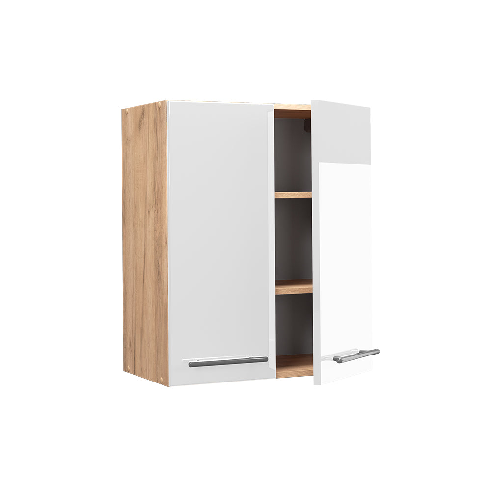 Vicco Pensile da cucina Bianco lucido 60 cm