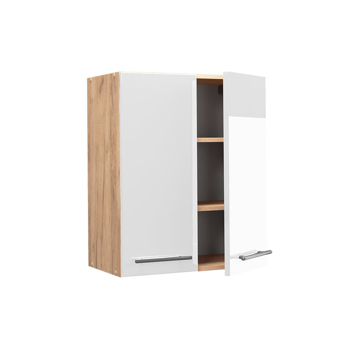 Vicco Pensile da cucina Bianco lucido 60 cm