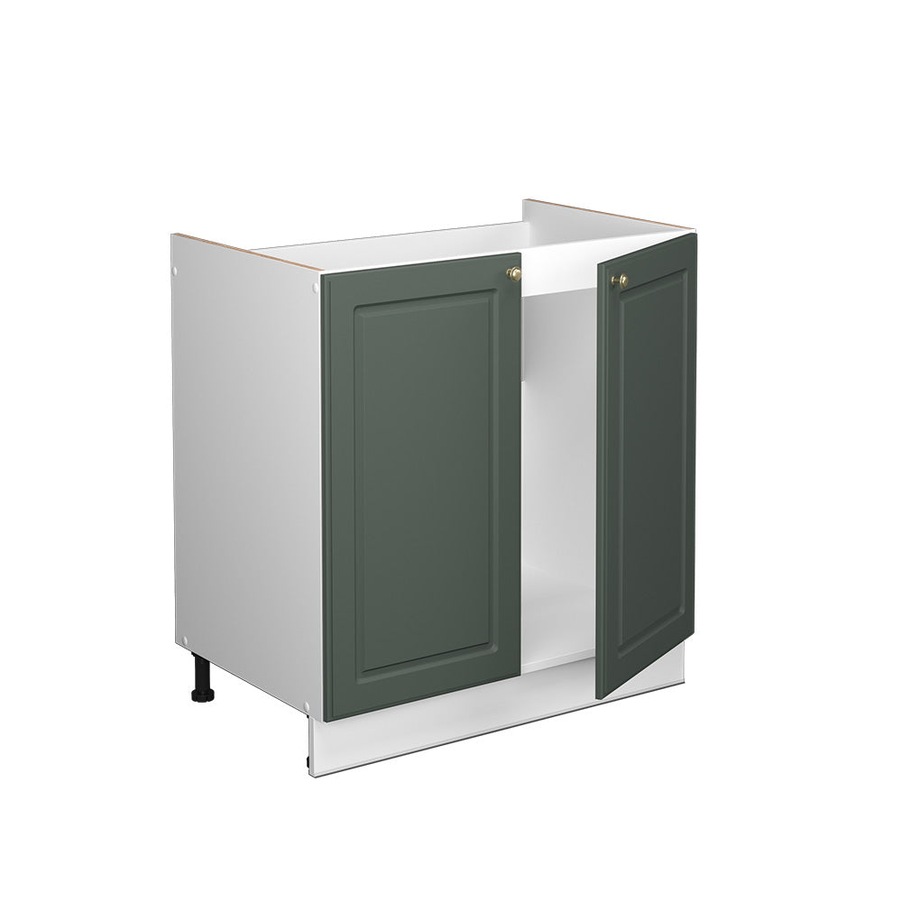 Vicco Mobile lavello cucina Verde-oro Country House 80 cm , PL Marmo