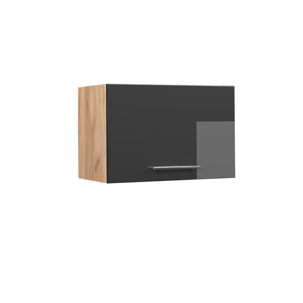 Vicco Pensile da cucina Antracite lucido 60 cm Piatto