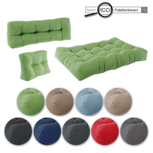 Vicco Cuscini in pallet Verde 60 x 20 cm