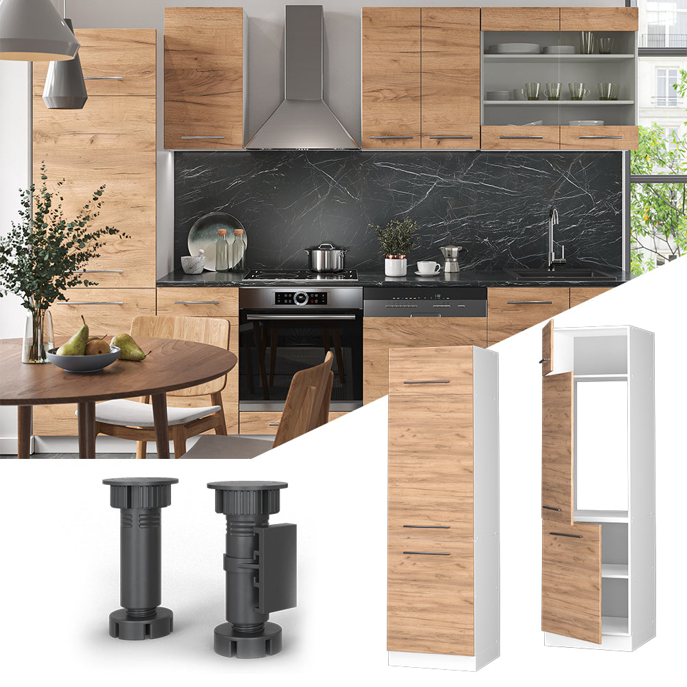 Vicco Armadio frigorifero Quercia dorata 60 cm