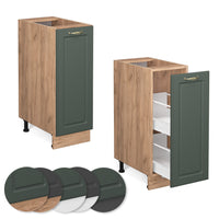 Vicco Armadio cucina dispensa alto Verde-oro Country House 30 cm , PL Marmo