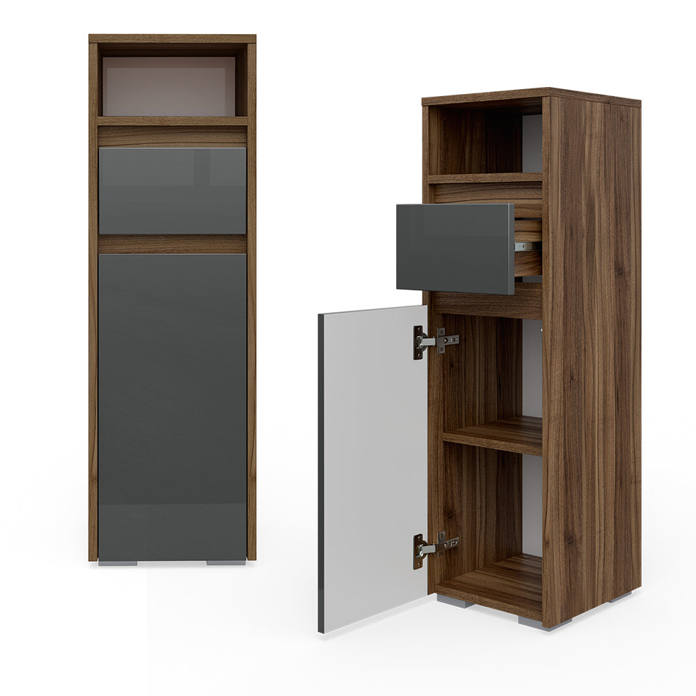 Vicco Mobiletto bagno Antracite lucido 30.2 x 96.3 cm