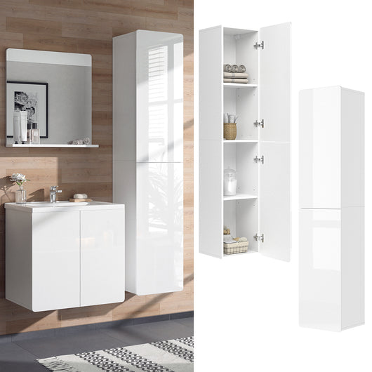 Vicco Mobile bagno alto Bianco 36.6 x 171.6 cm
