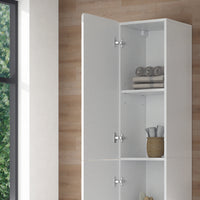 Vicco Mobile bagno alto Bianco 36.6 x 171.6 cm