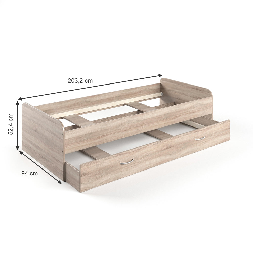 Vitalispa Letto per bambini Sonoma 90x200 cm