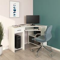 Vicco Scrivania angolare Bianco 83 x 76 cm