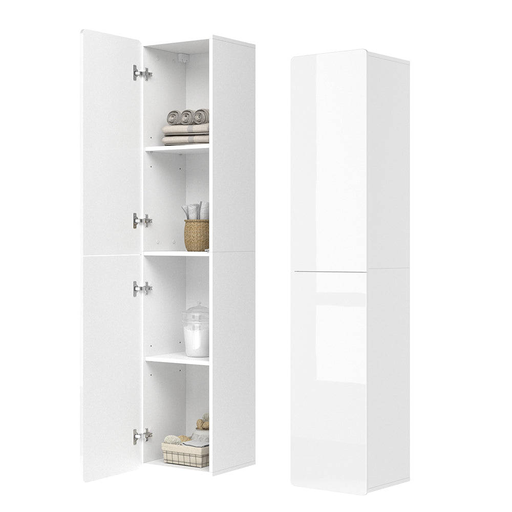 Vicco Mobile bagno alto Bianco 36.6 x 171.6 cm