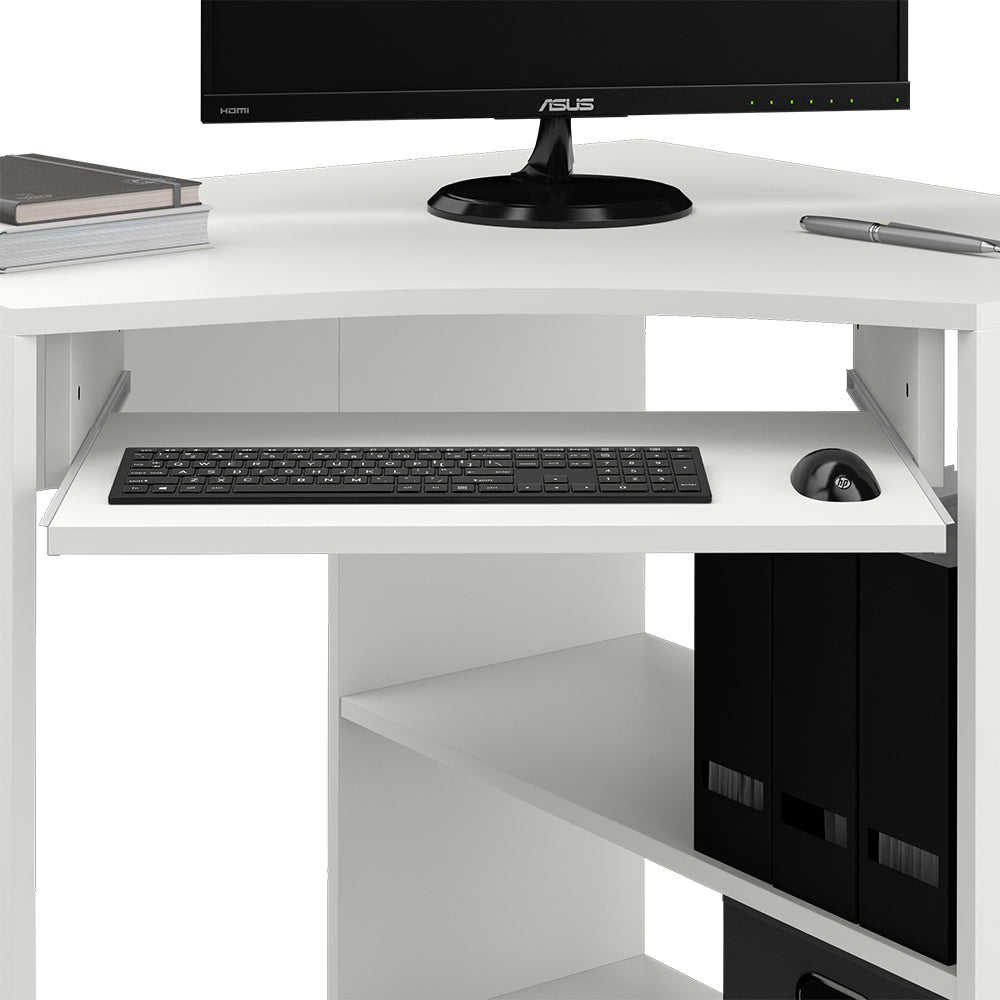 Vicco Scrivania angolare Bianco 83 x 76 cm