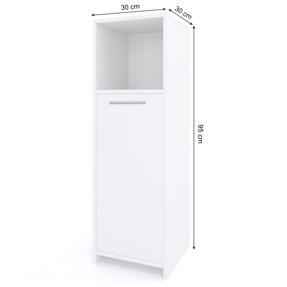 Vicco Mobiletto bagno Bianco 30 x 95 cm