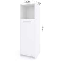Vicco Mobiletto bagno Bianco 30 x 95 cm