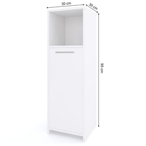 Vicco Mobiletto bagno Bianco 30 x 95 cm