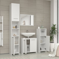Vicco Mobiletto bagno Bianco 30 x 95 cm