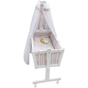 Vitalispa Lettino per bambini Beige 100 x 77 cm Con rulli